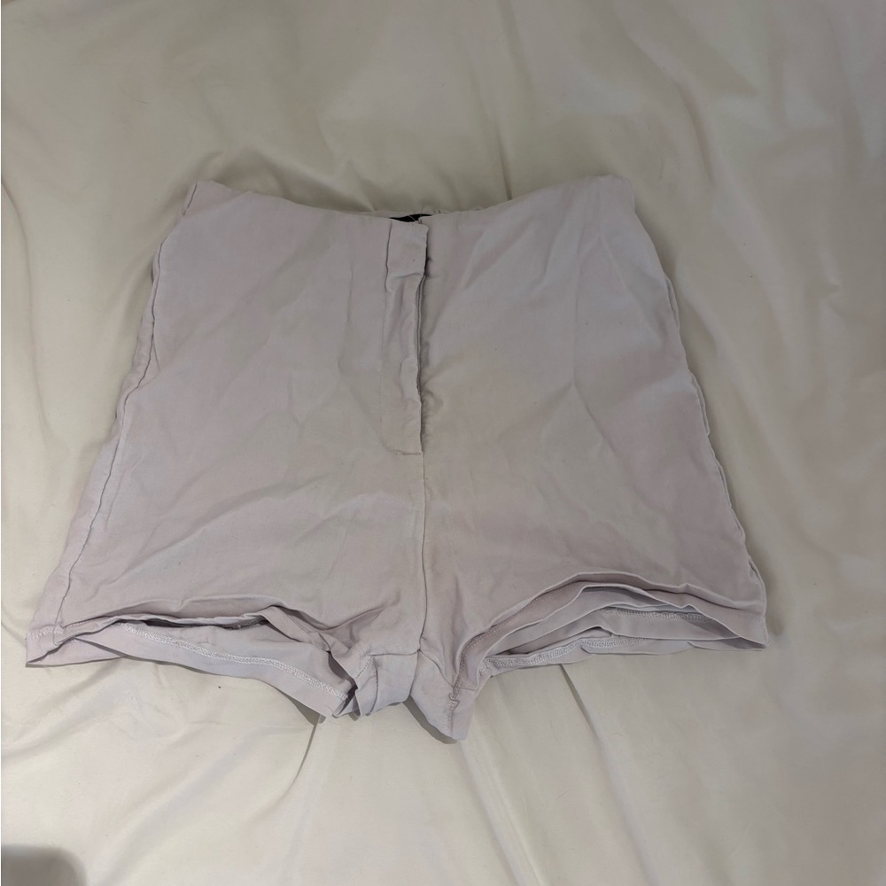 White fox shorts